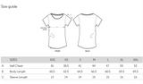 100% Organic Cotton Blue Women's Yoga T-shirt (Peace Ambassador)