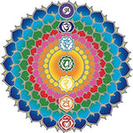 Sunseal Mandala Sticker - Chakra healing (14cm)