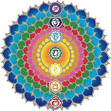 Sunseal Mandala Sticker - Chakra healing (14cm)