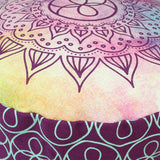 Meditation Cushion Chakra Style Purple - Height 15 cm