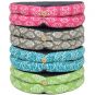 Printed Round Folding Meditation cushion  *2 colours*