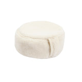 100% Pure merino wool cover round meditation cushion - 15 cm height