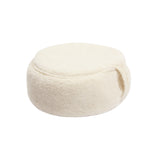 100% Pure merino wool cover round meditation cushion - 15 cm height