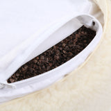 100% Pure merino wool cover round meditation cushion - 15 cm height