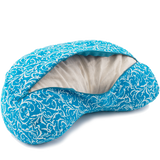 Meditation Cushion Half Moon shape with ethnic pattern *2 colours*