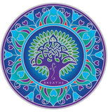 Sunseal Mandala Sticker - EARTH MANDALA (14cm)