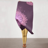 4.5 mm Non-Toxic Mandala design Yoga Mat 183x60cm, purple