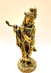 Krishna pure brass statue high quality 15cm