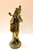 Krishna pure brass statue high quality 15cm