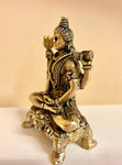 Statue Siva en laiton, haute qualité 9.5cm