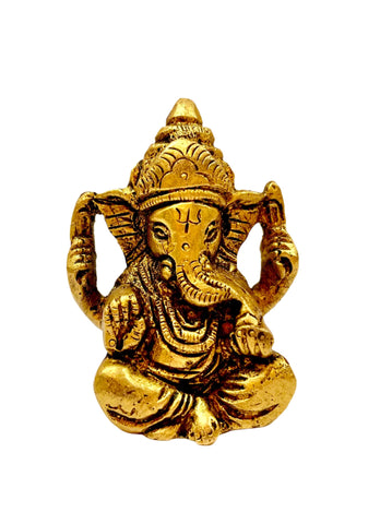 Ganesha brass statue small 5.5cm