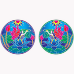 Sunseal Mandala Sticker - Sunlight Angel Fairy Healing (6cm)