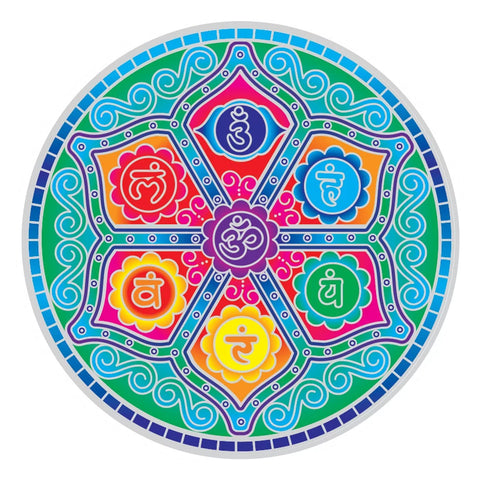 Sunseal Mandala Sticker - Chakra Awakening (14cm)