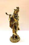 Krishna pure brass statue high quality 15cm