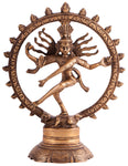 Siva Nataraj dancing brass statue LARGE (FI-149) - 20cm