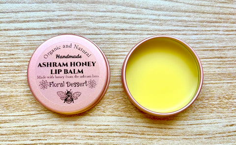 Made in the Ashram - Floral Dessert Ashram honey lip balm
