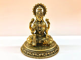 Lakshmi large pure brass statue, high quality 10cm