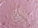 Children's Pink Om lotus flower Standard Cotton Yoga T-shirt