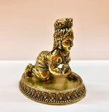 Baby Krishna Laddu Gopal pure brass statue, high quality 7.5cm