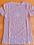 Women's Pink Om lotus flower Standard Cotton Slim Fit Yoga T-shirt