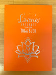 A5 notebook orange with Lotus in a gift box + 3 Yoga symbol paper clips