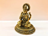 Lakshmi large pure brass statue, high quality 10cm
