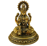 Lakshmi large pure brass statue, high quality 10cm