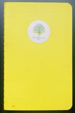 Ashram tree roud sticker small pocket A6 notebook with blank pages - 6 colours