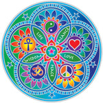 Sunseal Mandala Sticker - LIVING ENERGIES MANDALA (14cm)