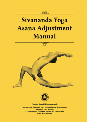 Sivananda Yoga Asana Adjustment Manual (4 languages)