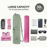 Green Yoga mat bag water resistant