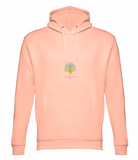 Unisex Yoga PINK Hoodie Sweatshirt with Ashram tree logo (Copy)