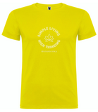 Unisex Standard Cotton Yellow Yoga T-shirt - Simple Living High Thinking