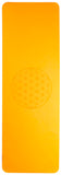 6 mm Non-Toxic Yoga Mat with two layers - flower of life (orange)