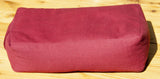 Rectangule Meditation Cushion, wine red,  30cm x 20cm x 10cm