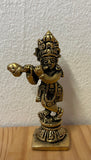 Statue de Krishna Debout laiton 7 cm de haut