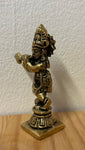 Statue of Standing Krishna brass 7 cm high