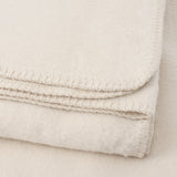 100% Pure Cotton Yoga Blanket, high quality, natural beige - Size 150 x 200 cm
