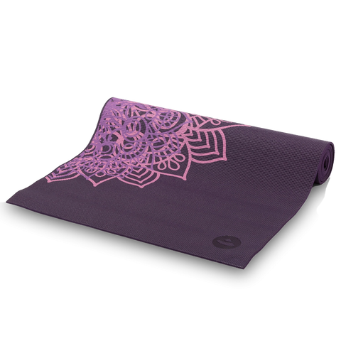 4.5 mm Non-Toxic Mandala design Yoga Mat 183x60cm, purple