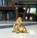 Mini Baby Ganesha small brass statue 2cm