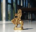 Mini Durga small brass statue 3.5 cm