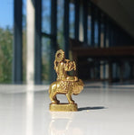 Mini Durga small brass statue 3.5 cm