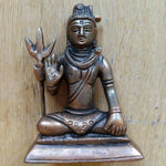 Statue de Shiva en laiton 10.5 cm - Grand modèle
