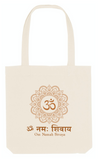 Cotton Canvas Durable Yoga Tote Bag (Om Namah Sivaya)