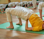 Pantalon de yoga 100% coton (vert citron)