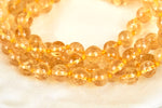 Mala en citrine jaune (perles 6mm)