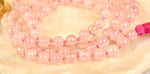 Mala en quartz rose (perles 6 mm)