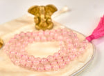 Mala en quartz rose (perles 6 mm)