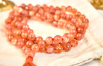 Sunstone mala large (8mm beads)