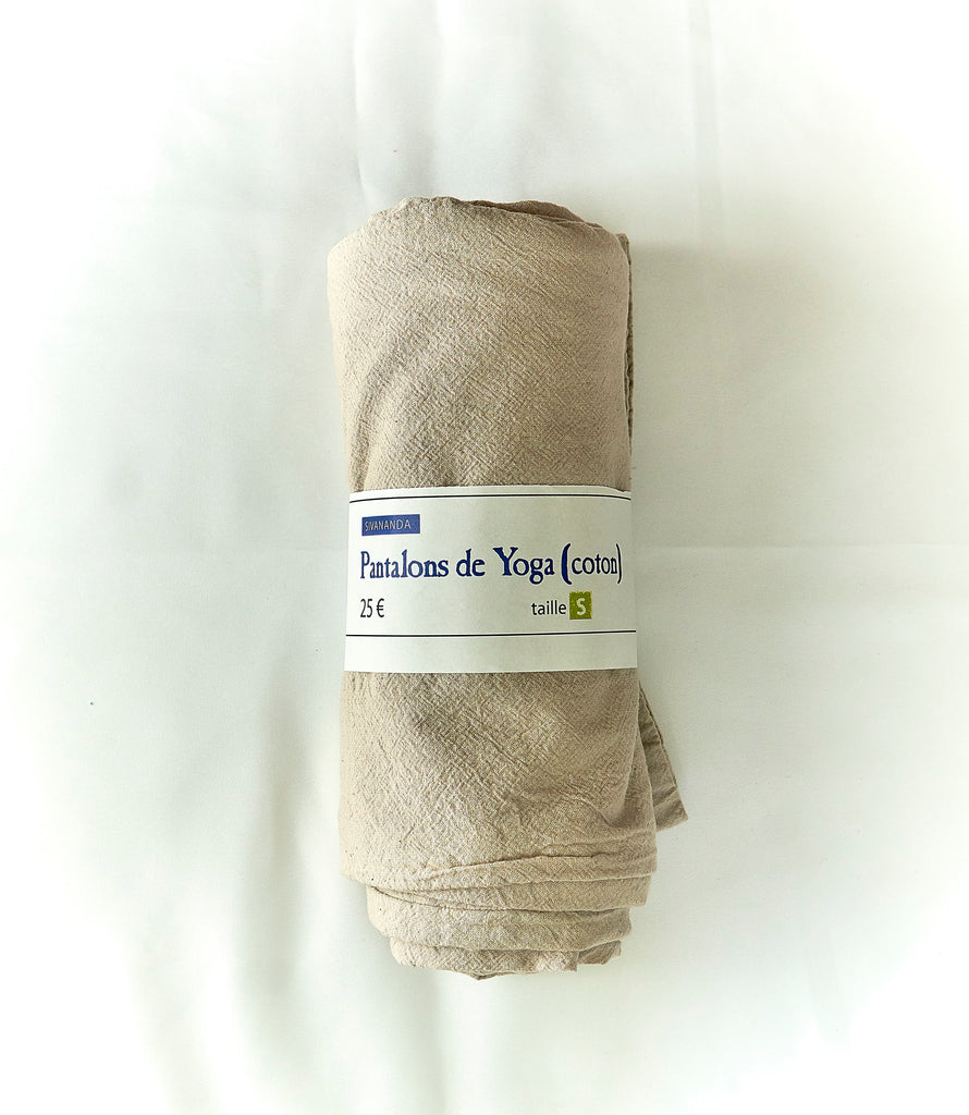 100% Cotton Yoga Pants (Beige) – Sivananda Yoga Boutique